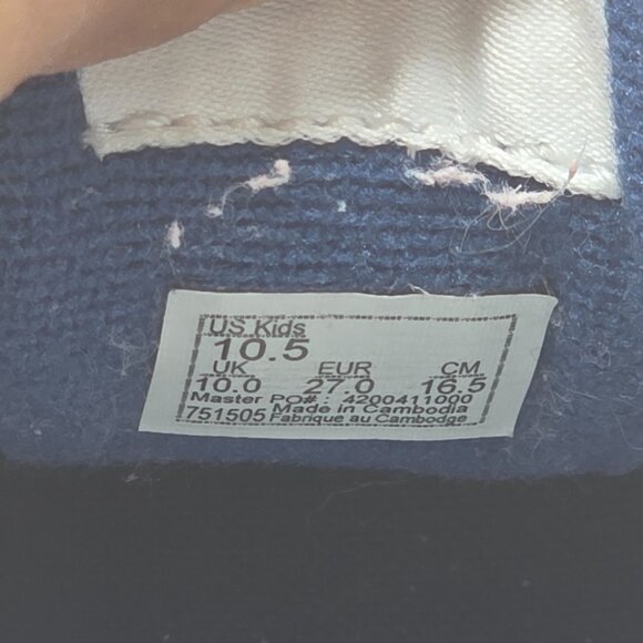 Vans Knu Skool Girls Size 10.5 Blue Pink Sneaker Shoes Casual Walking School - Picture 6 of 13